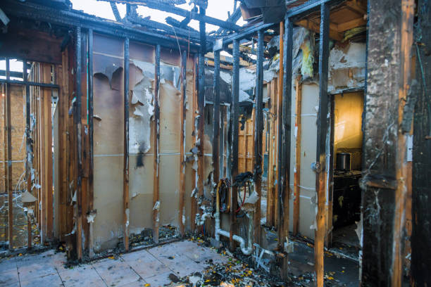 Professional Emergency Fire Cleanup technician working in Marshall, VA